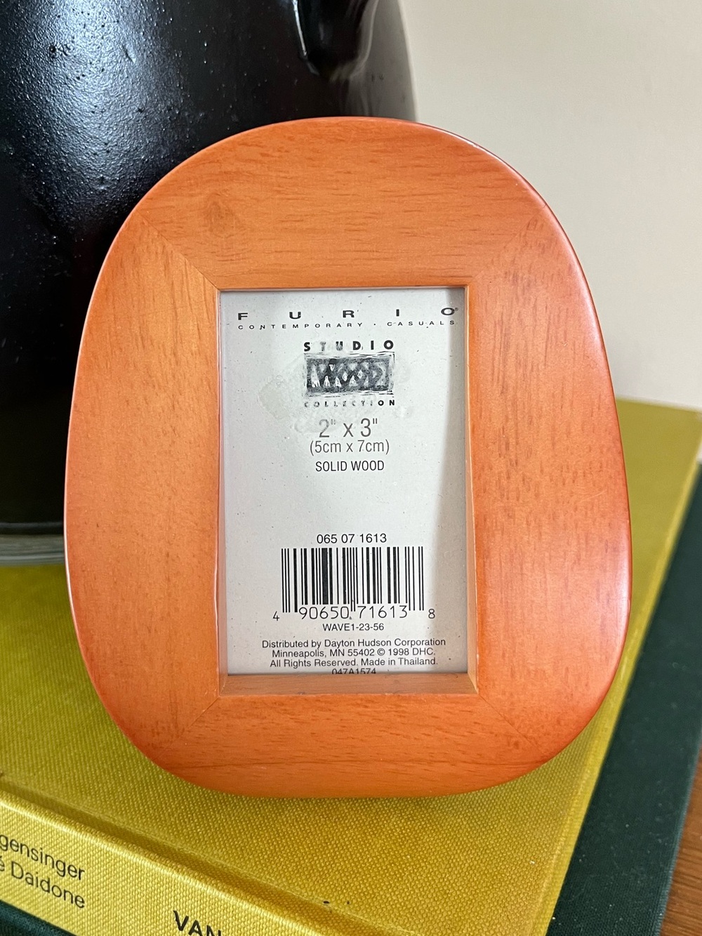 Furio Solid Wood Orange Photo Frame - Studio Collection